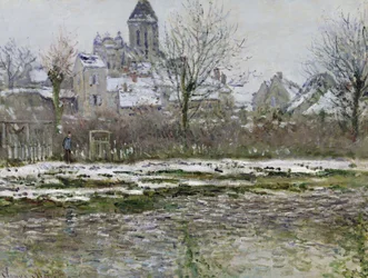 The Church at Vetheuil under Snow